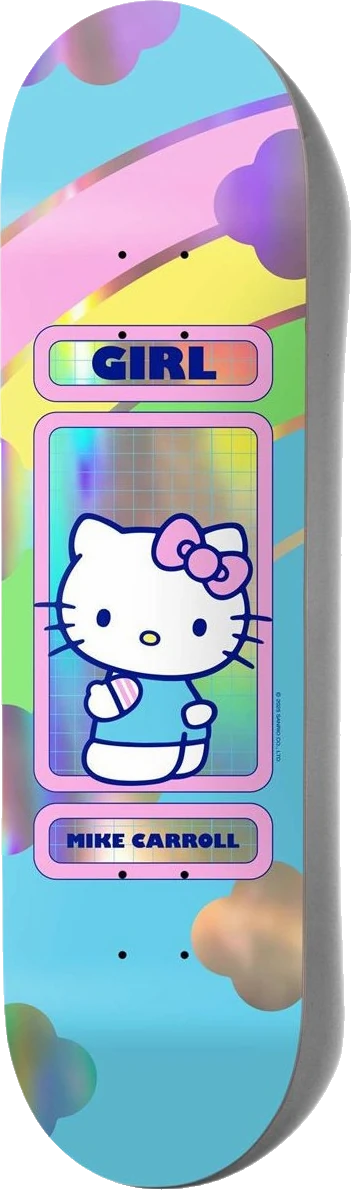 Girl Girl x Carroll Hello Kitty & Friends Rainbow Blind Bag Deck 8.5" tablas de monopatín detail 3 | Rainbow Blind Bag