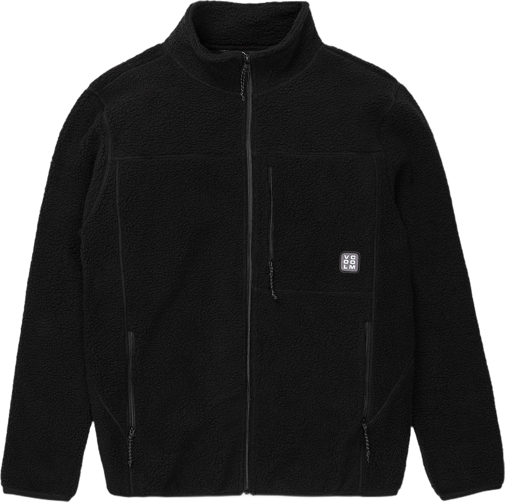 Volcom MEN'S NELSON SHERPA FULL ZIP sudadera hombre detail 1 | Black