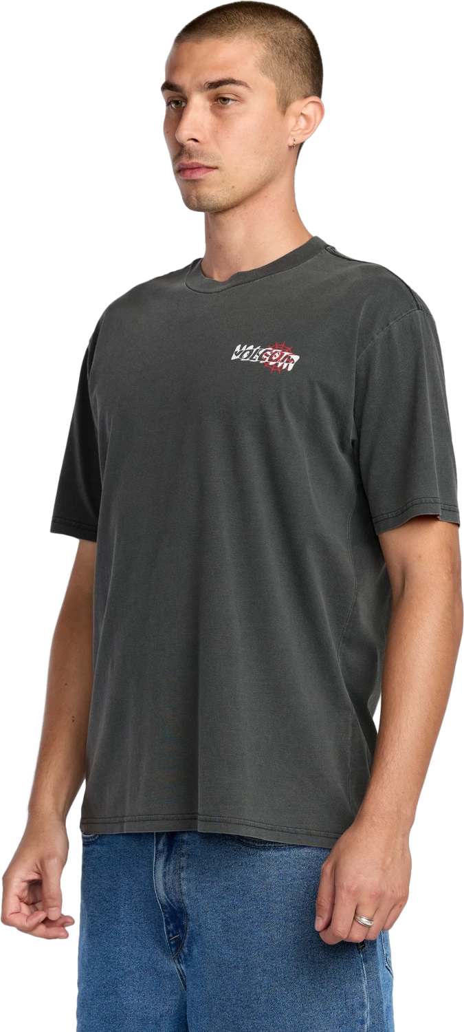 Volcom Brain Mix camiseta manga corta hombre detail 2 | Stealth