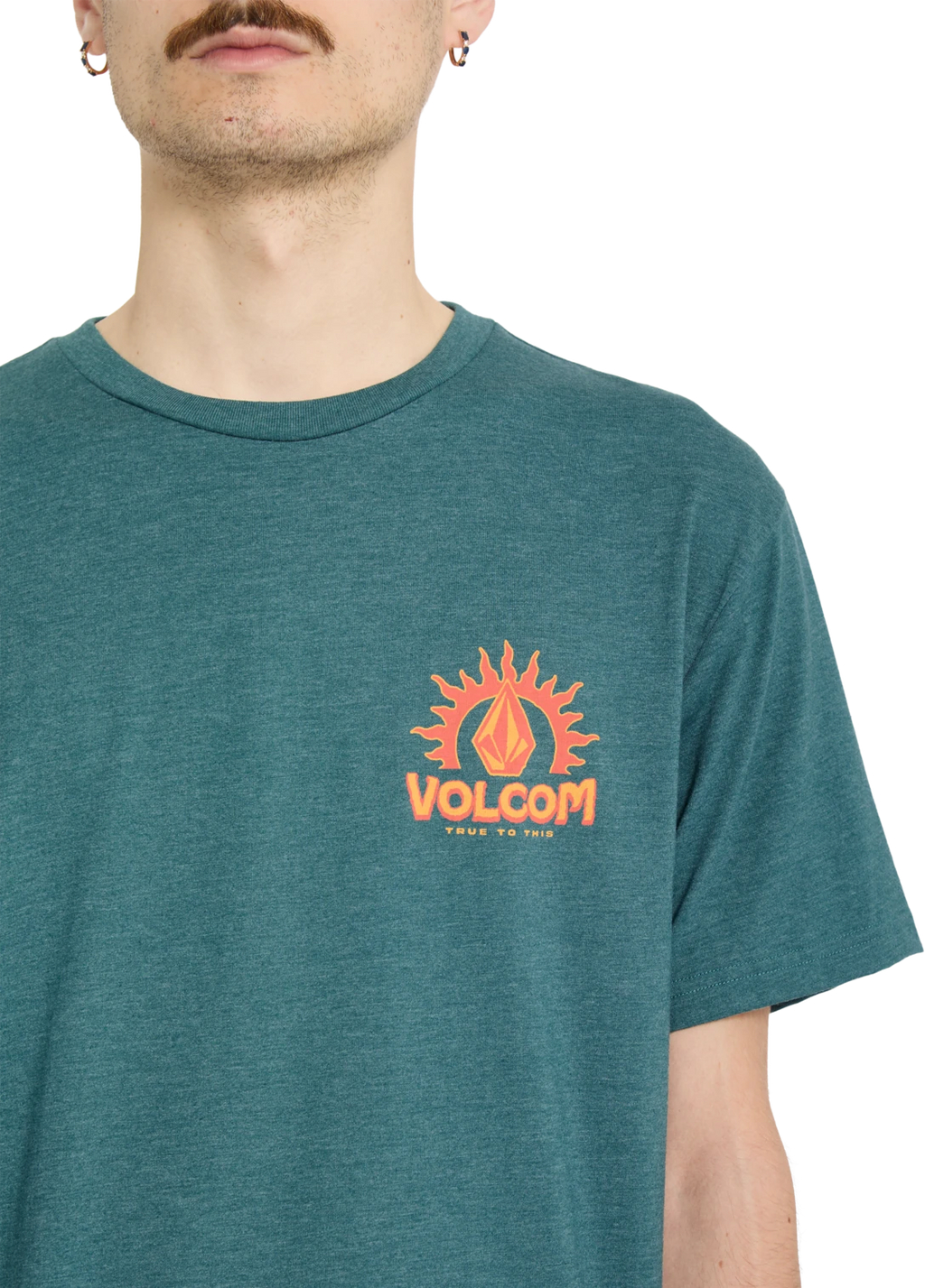 Volcom SOLSTICE HTH SST camiseta manga corta hombre detail 3 | Rifle Green