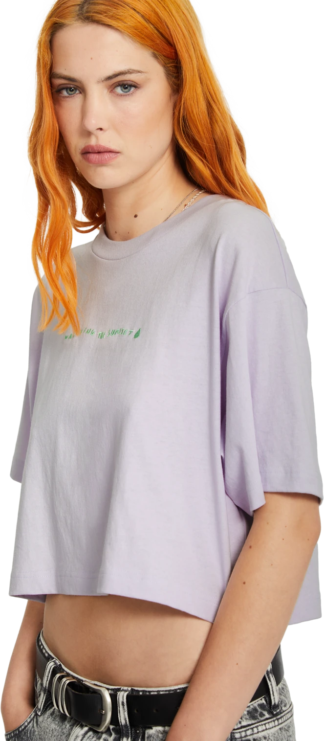 Volcom Drumstone T-shirt camiseta manga corta mujer detail 2 | Dusty Lavender