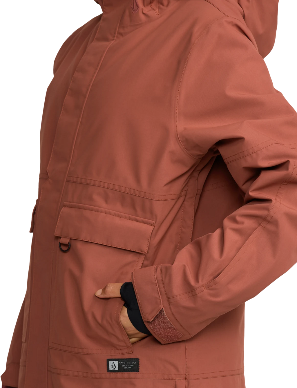 Volcom QC CRUISER INS PARKA chaquetas y abrigos mujer detail 6 | Henna