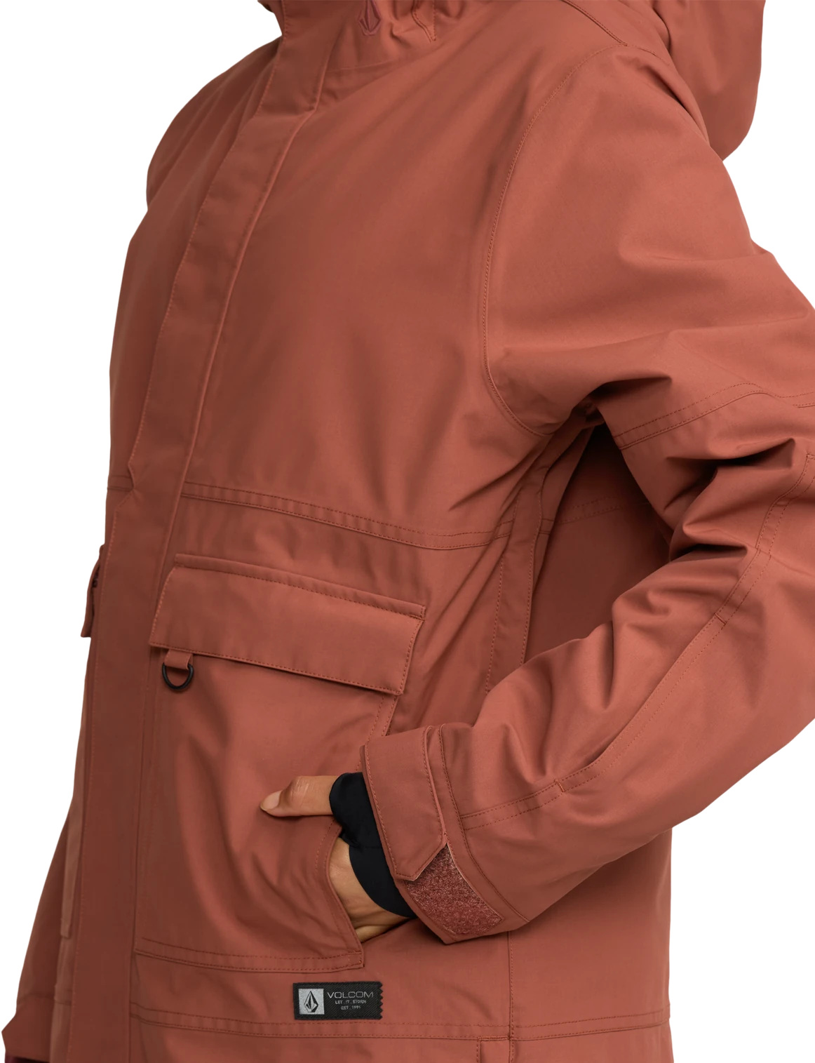 Volcom QC CRUISER INS PARKA chaquetas y abrigos mujer detail 6 | Henna