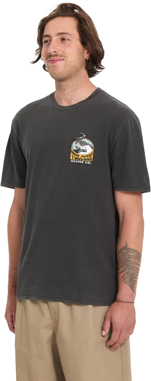 Volcom ZURF CO PW SST camiseta manga corta hombre detail 2 | Black