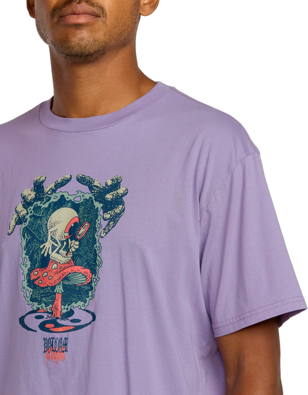 Volcom Stone Matter camiseta manga corta hombre detail 3 | Purple Ash