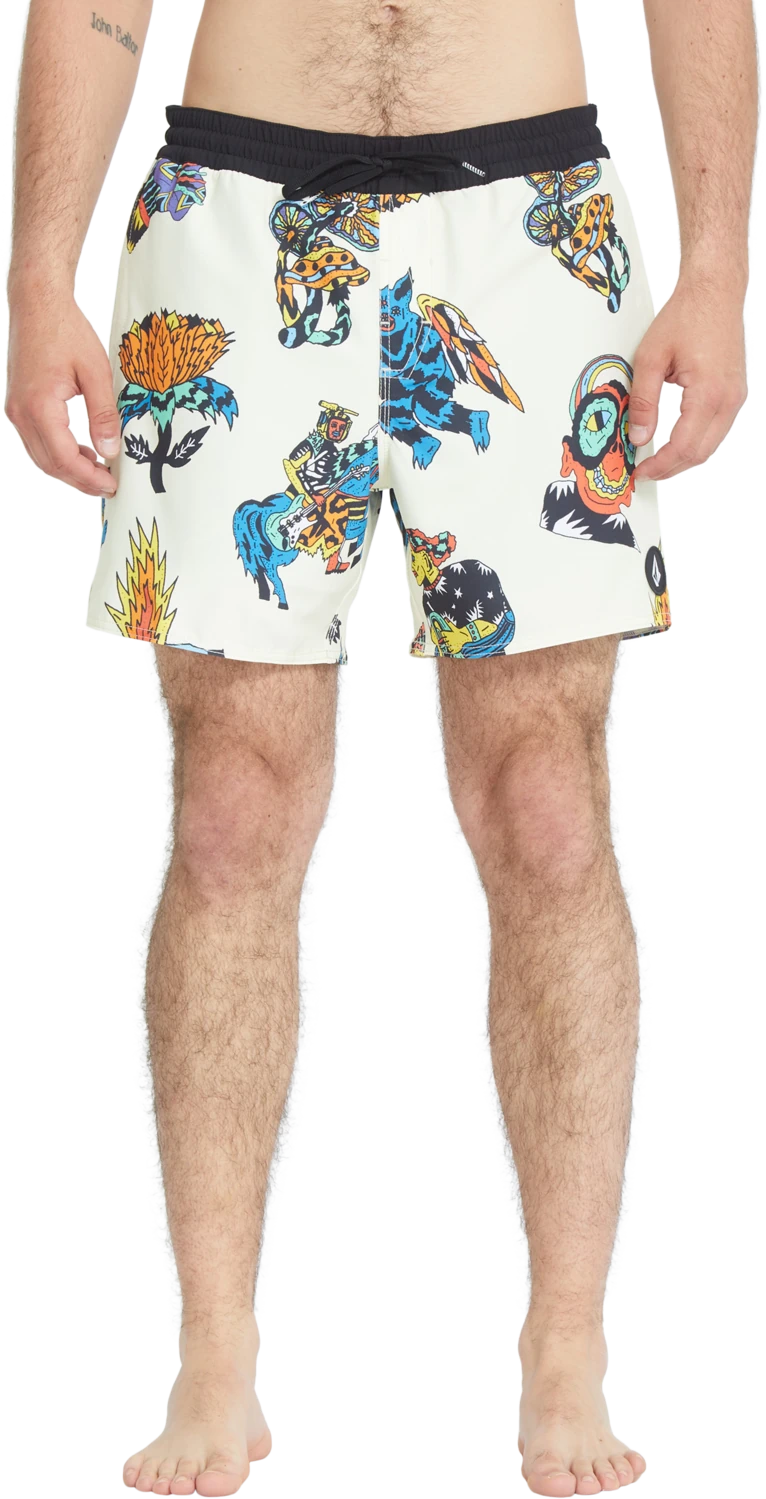 Volcom FA Bob Mollema Trunk 16 trajes de baño hombre | Light Beige