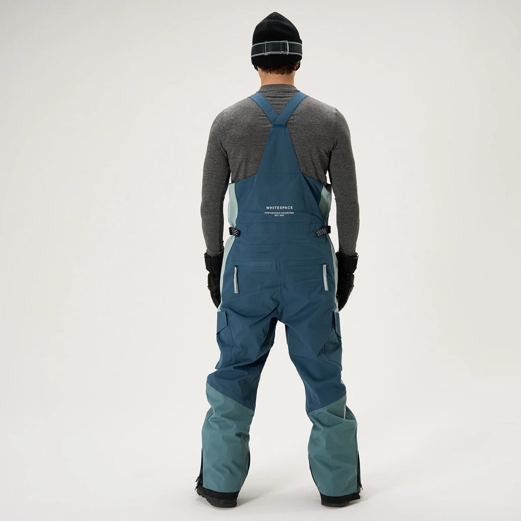 Whitespace 2L CARGO INSULATED BIB PANT pantalón hombre detail 3 | Slate / Orion / Ocean Blue