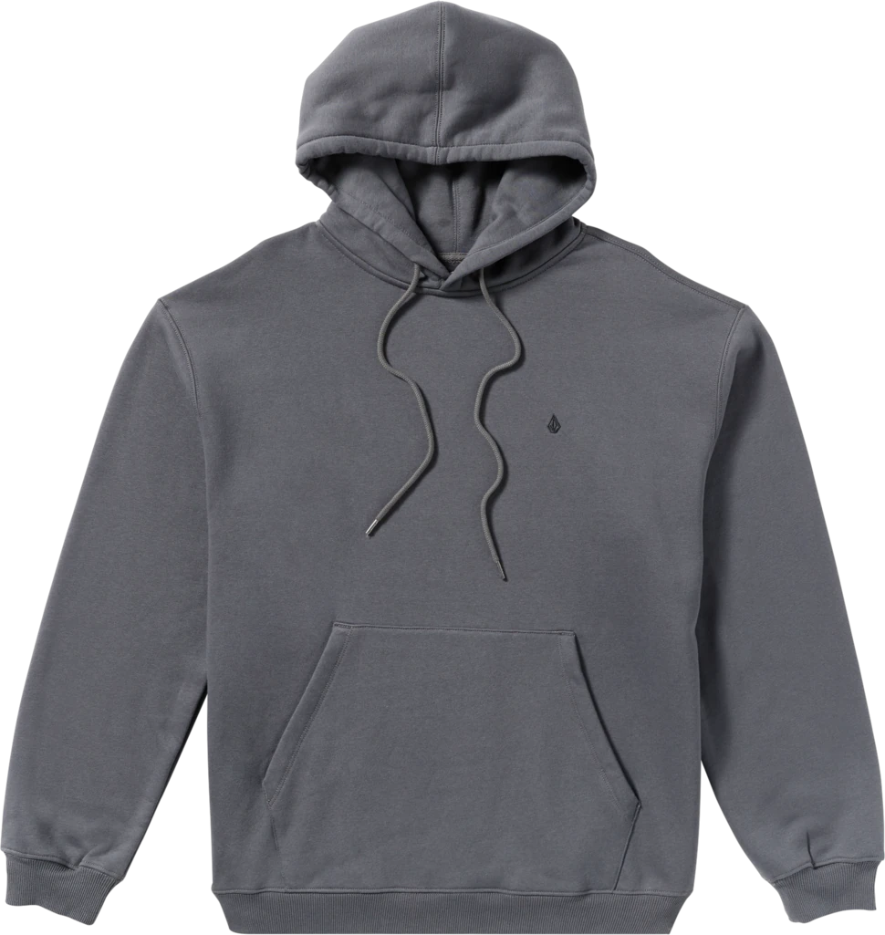 Volcom Single Stone Pw sudadera con capucha hombre detail 5 | Asphalt Black