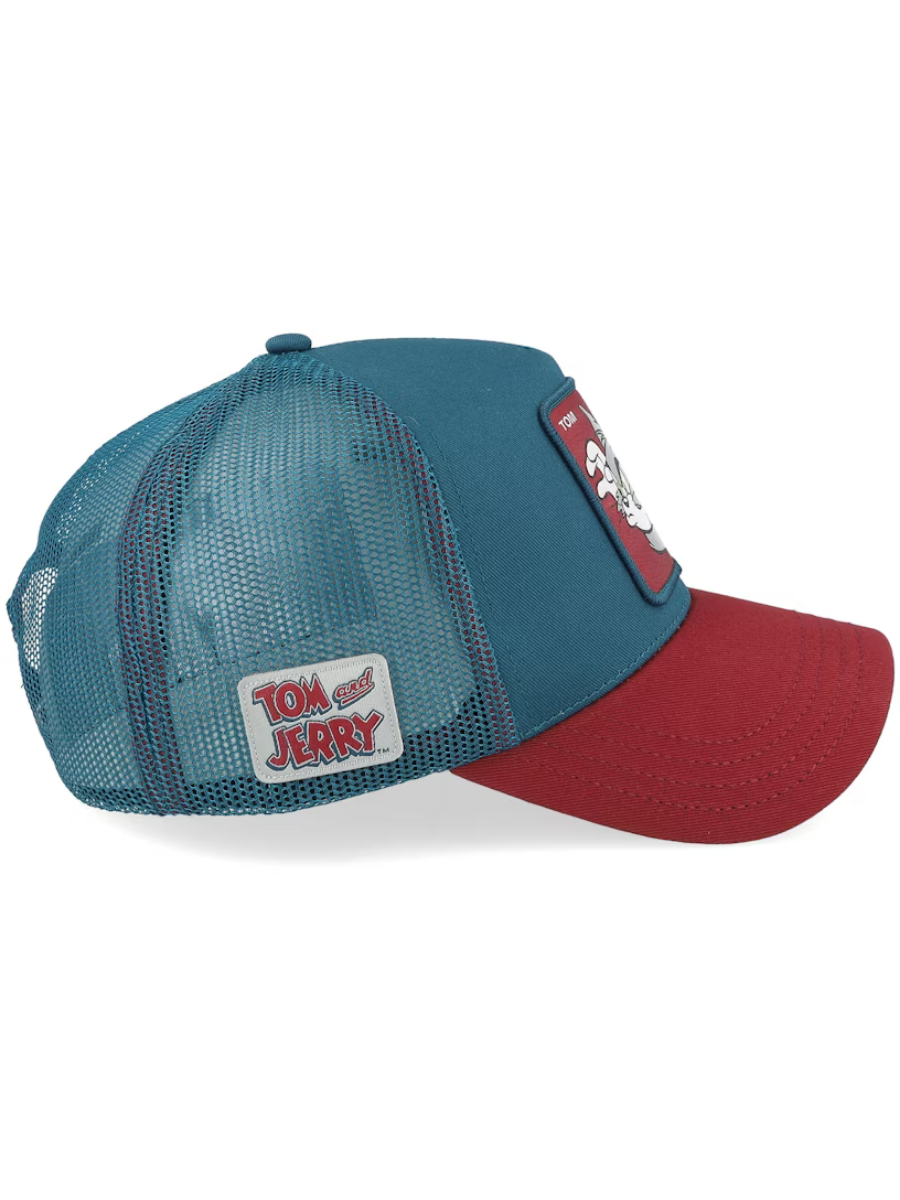 Cappellino Tom Trucker di Capslab x Looney Tunes (Tom &amp; Jerry) - Blu/Rosso