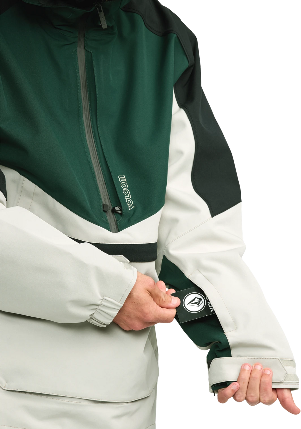 Volcom BRIGHTON PULLOVER chaquetas y abrigos hombre detail 5 | Stone