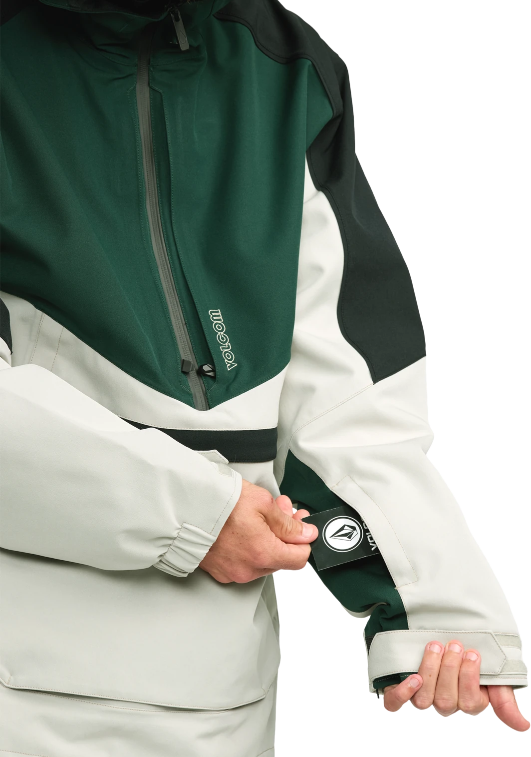 Volcom BRIGHTON PULLOVER chaquetas y abrigos hombre detail 5 | Stone