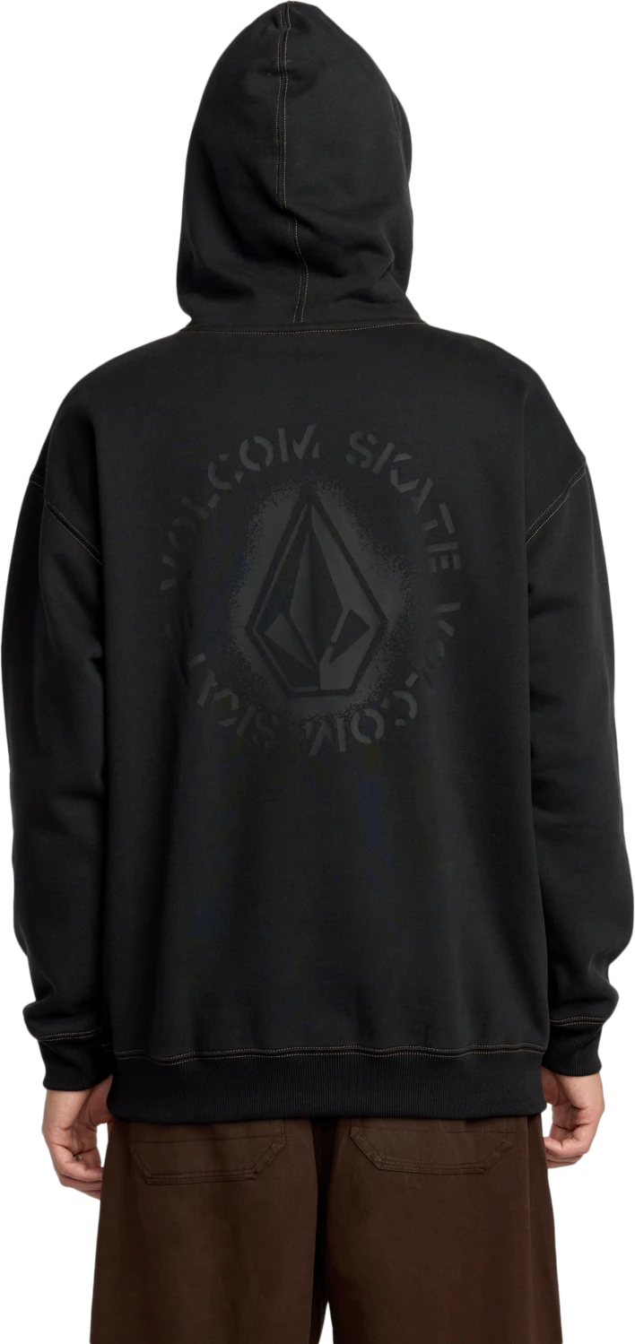Volcom Skidder sudadera con capucha hombre detail 1 | Black