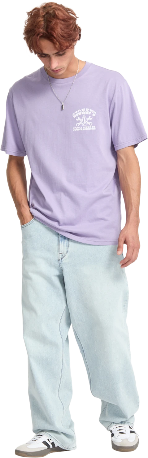 Volcom Stoneys camiseta manga corta hombre detail 7 | Purple Ash