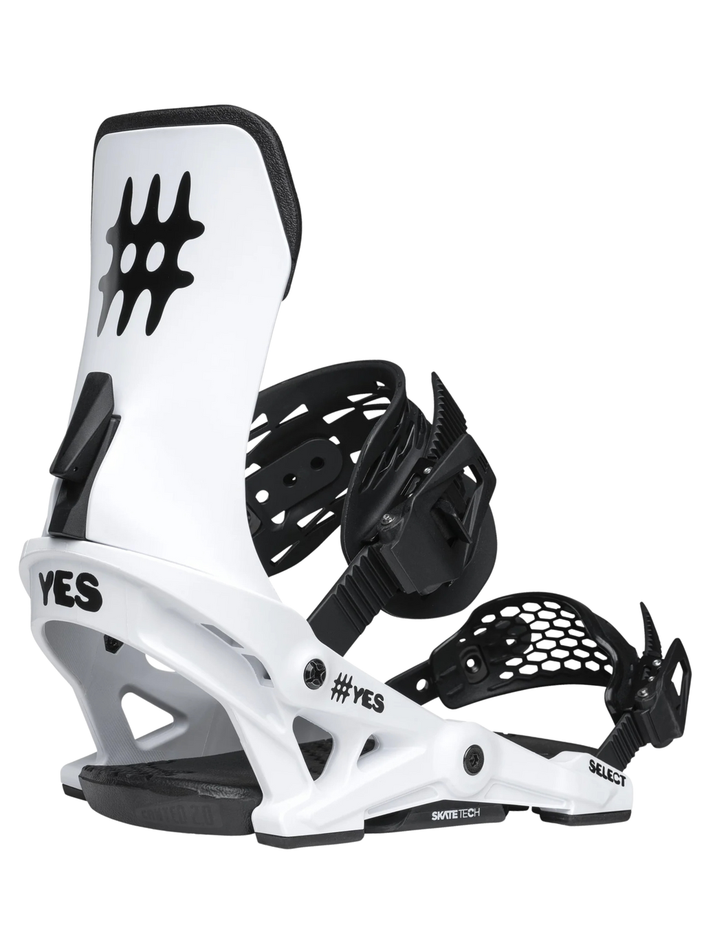 Fijaciones Snowboard Yes Select 2026 | It's White