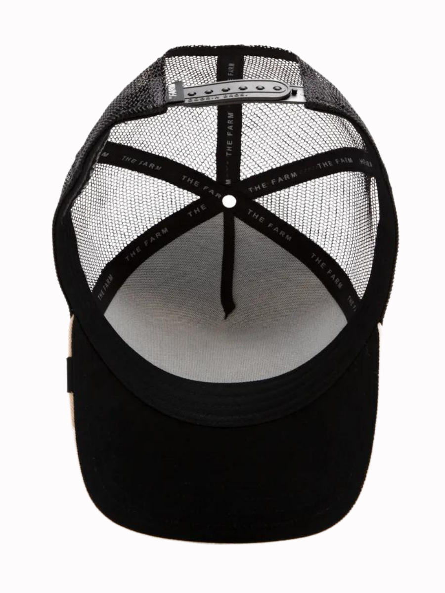 Goorin Bros The Guard Dog Trucker Cap - Black/Beige | Best selling products | surfdevils.com