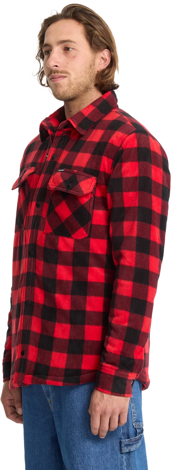 Volcom Bowered sudadera hombre detail 4 | Lifeguard Red