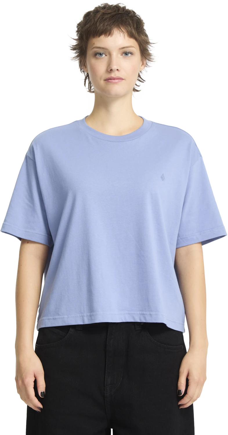Volcom Stone Blanks Up camiseta manga corta mujer | Carolina Blue