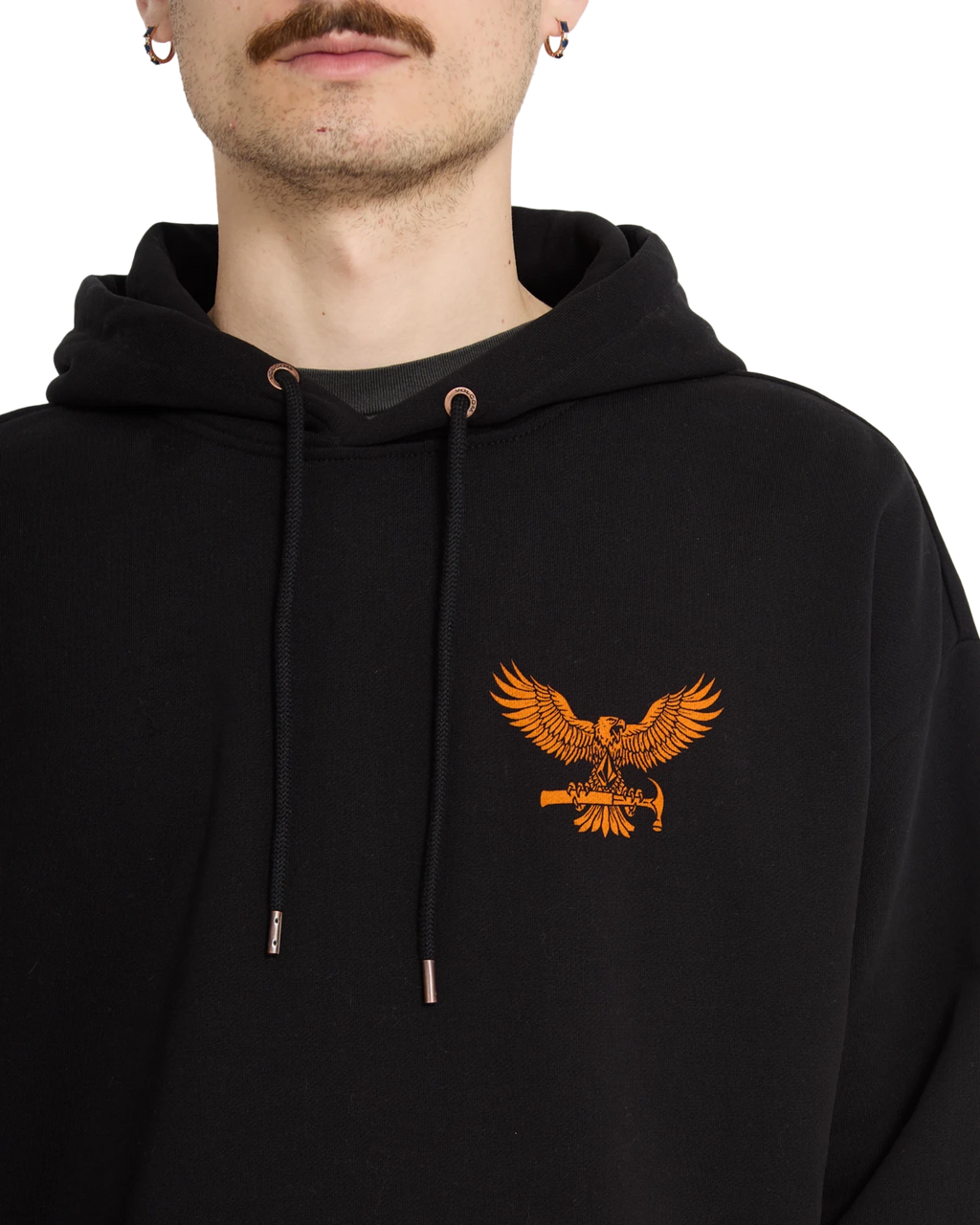 Volcom HAMMERED PO sudadera con capucha hombre detail 3 | Black