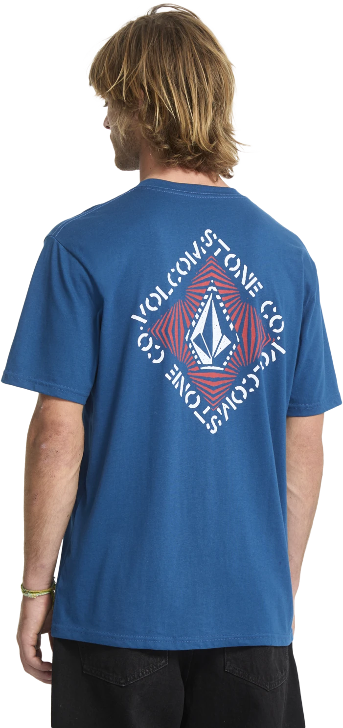 Volcom Obtical camiseta manga corta hombre detail 1 | Cosmic Blue