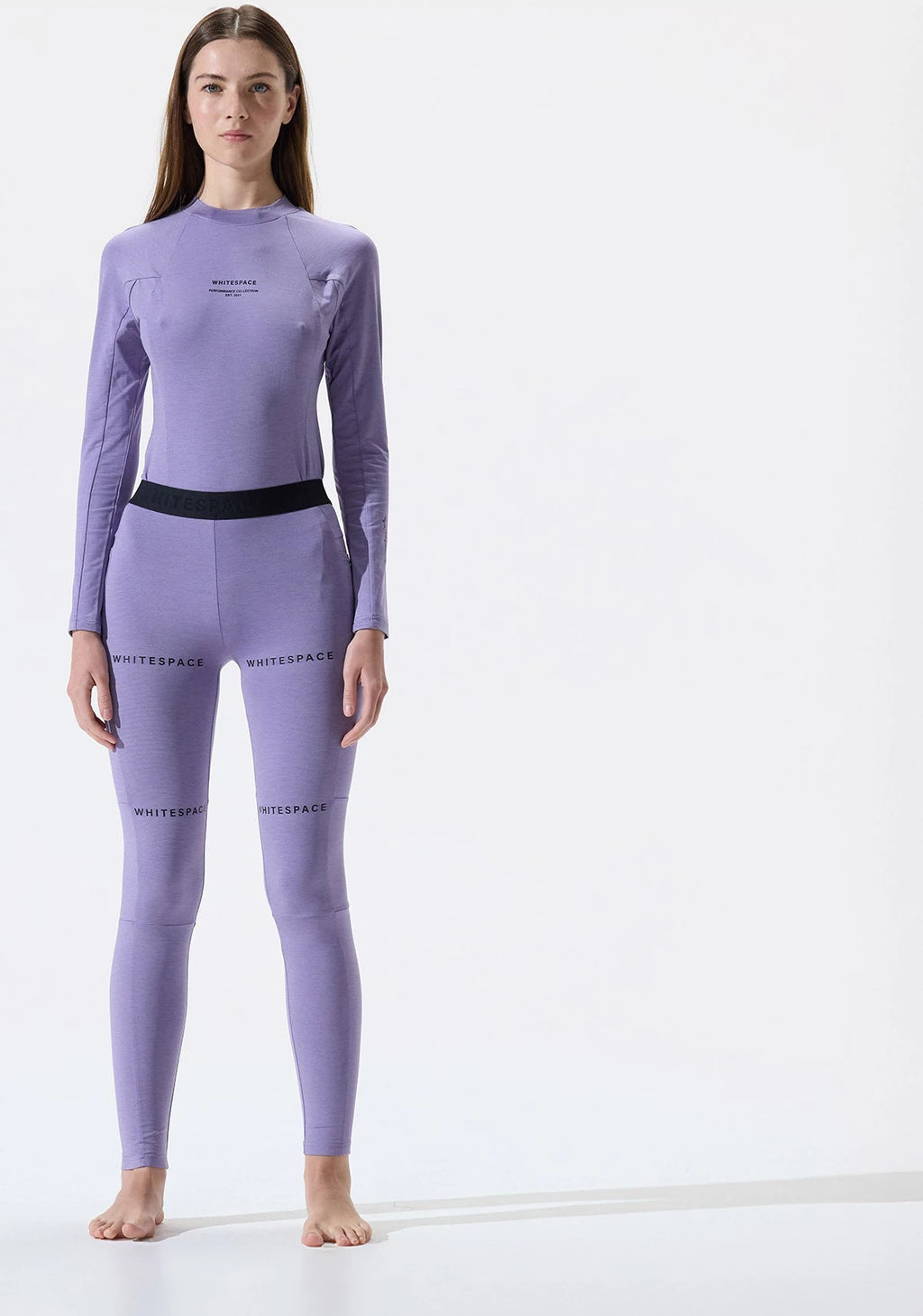 Whitespace GRAPHENE CREWNECK ropa interior térmica mujer detail 4 | Sand Verbena
