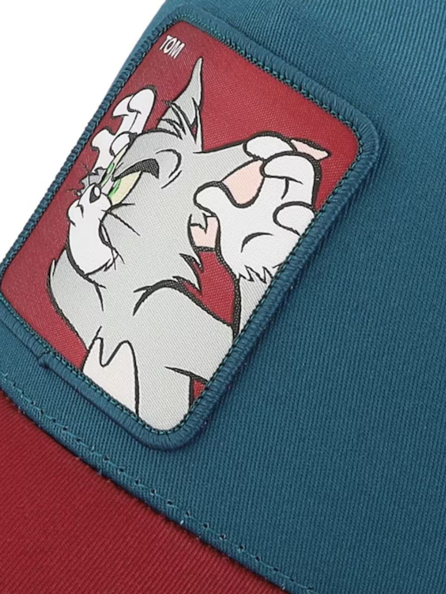 Capslab x Looney Tunes (Tom &amp; Jerry) Tom Trucker Cap – Blau/Rot | Kappen | Meistverkaufte Produkte | Neue Produkte | Neueste Produkte | Sammlung_Zalando | surfdevils.com