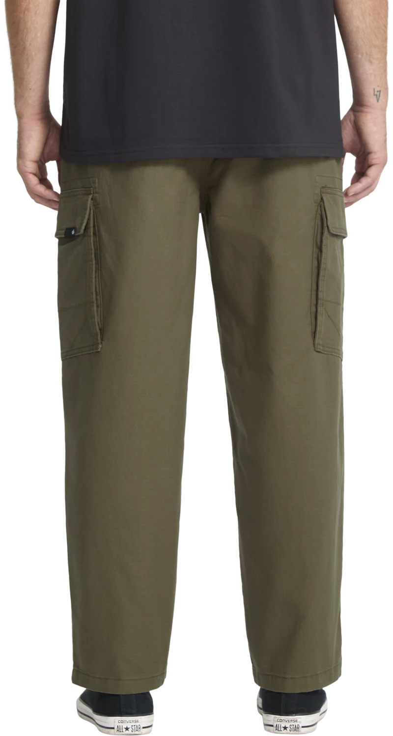 Volcom Billow Tapered Elasticated Waist Cargo Trousers pantalón chino hombre detail 1 | Sage Leaf