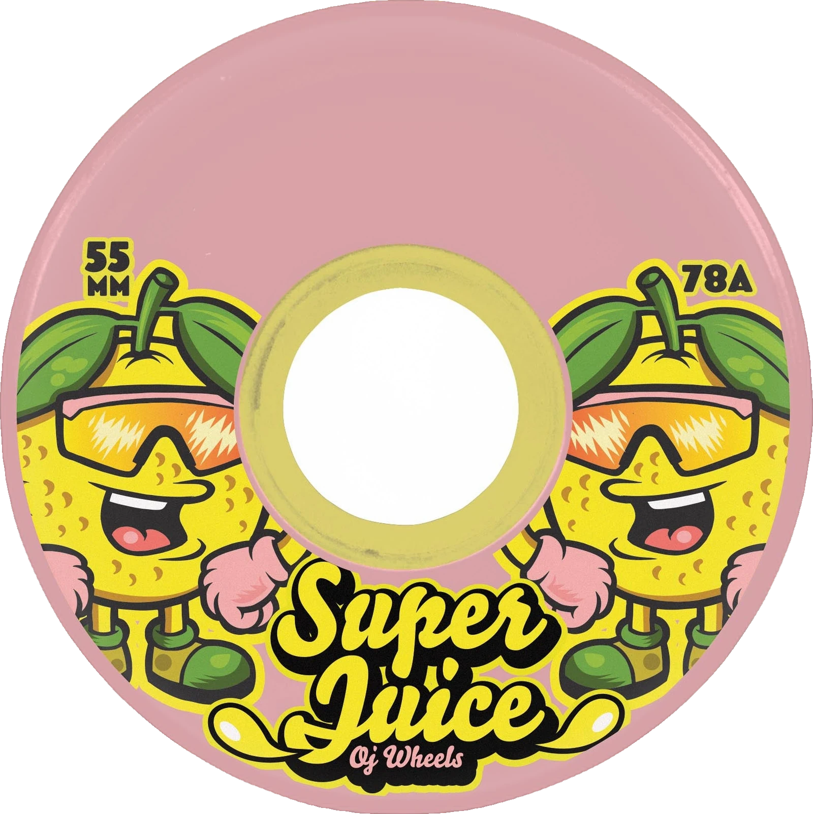 OJ Wheels Paloma Mini Super Juice 55mm 78a wheels | Pink