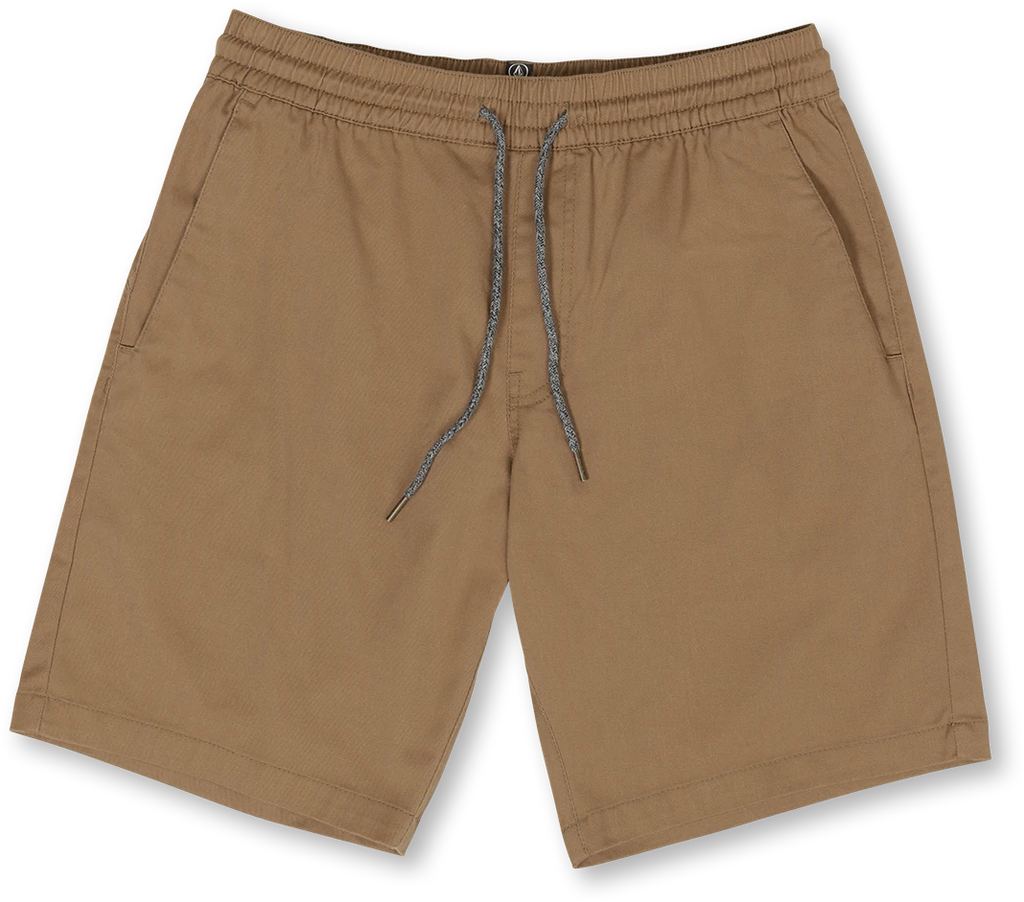 Volcom Frickin EW Short 19 elastic waist short hombre | Tobacco