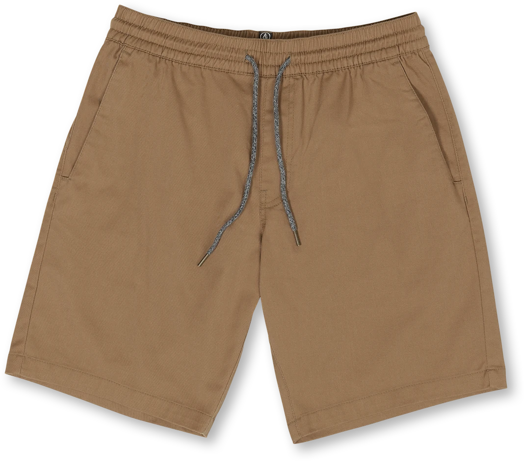 Volcom Frickin EW Short 19 elastic waist short hombre | Tobacco