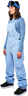 Whitespace INSULATED RIDING BIB PANT pantalón mujer | Placid Blue
