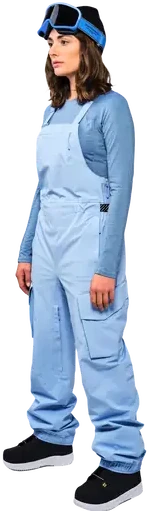Whitespace INSULATED RIDING BIB PANT pantalón mujer | Placid Blue