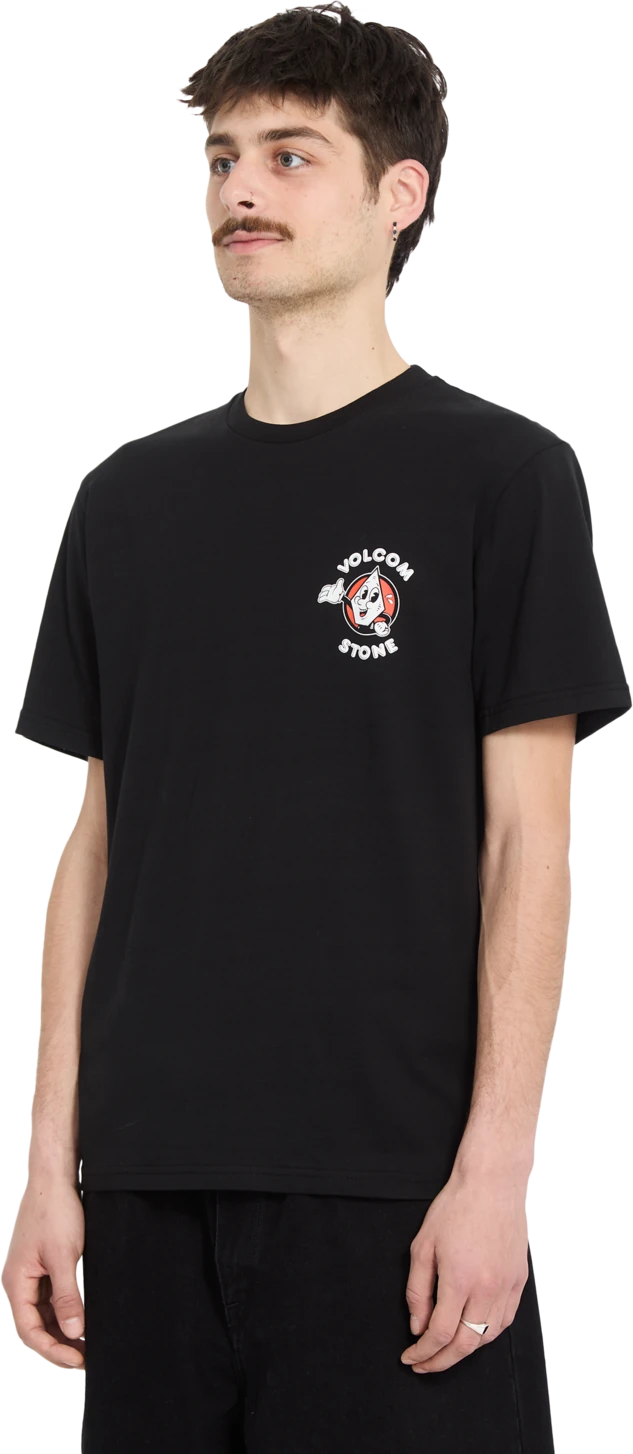 Volcom MISTE STONE BSC SST camiseta manga corta hombre detail 2 | Black