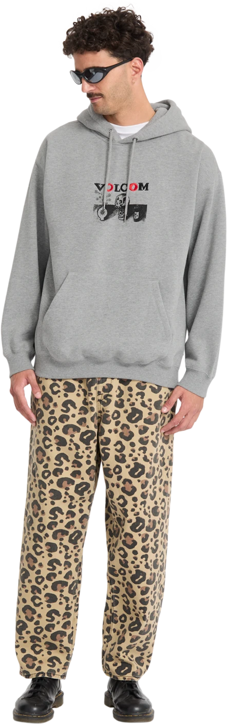 Volcom FA SETH CONBOY PO sudadera con capucha hombre detail 5 | Heather Grey