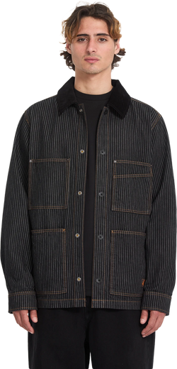 Volcom WORK DIALED JACKET chaquetas y abrigos hombre | Black Stripe