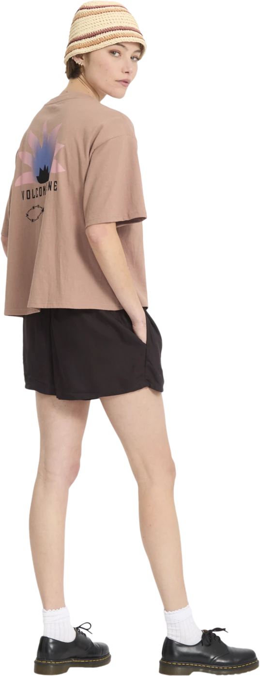Volcom BLISS TEE camiseta manga corta mujer detail 11 | Pale Khaki