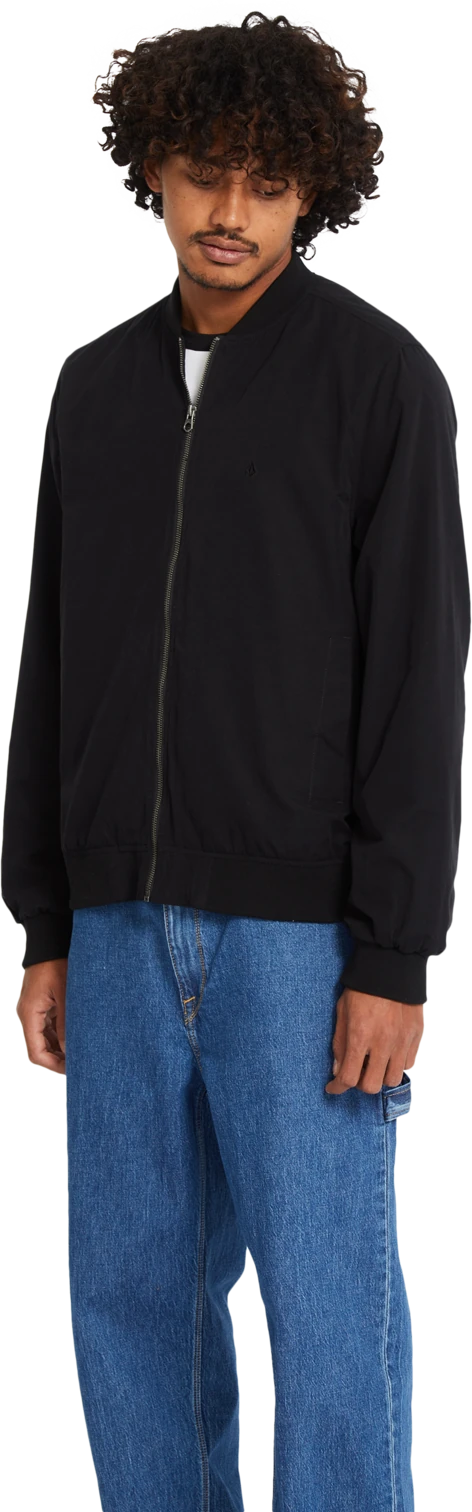 Volcom Burnward Jacket light jacket hombre detail 2 | Black Combo