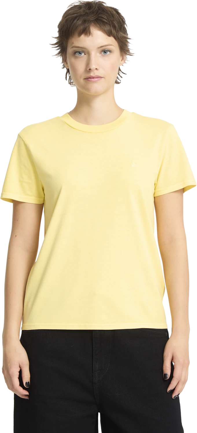Volcom Solid Stone Emb camiseta manga corta mujer | Dawn Yellow