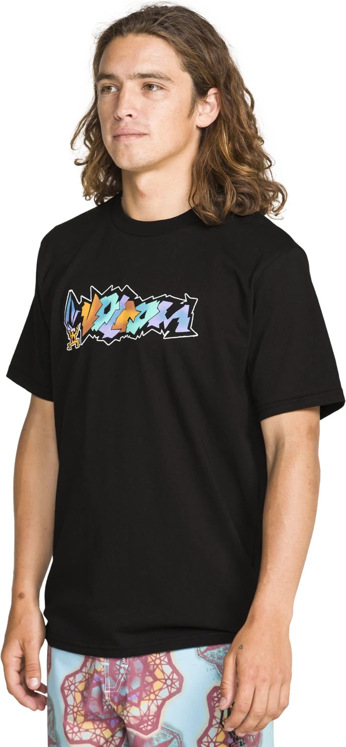 Volcom Star Shields Exp camiseta manga corta hombre | BLACK