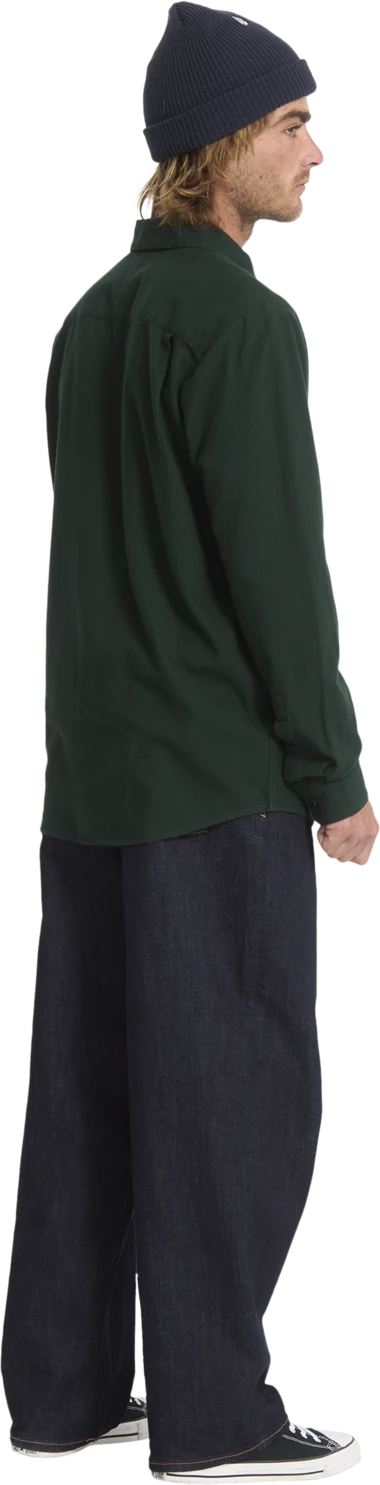 Volcom Caden Solid Shirt camisa manga larga hombre detail 7 | Scarab