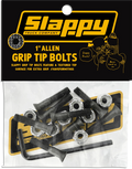 Slappy Slappy Tornillos Allen Grip Tip 1" (Unidad) tornillos de skate | Black