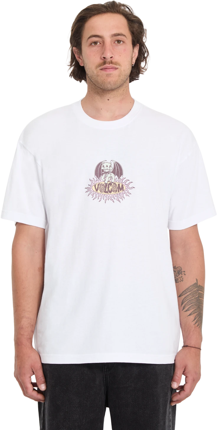 Volcom SUNSTER LSE SST camiseta manga corta hombre | White