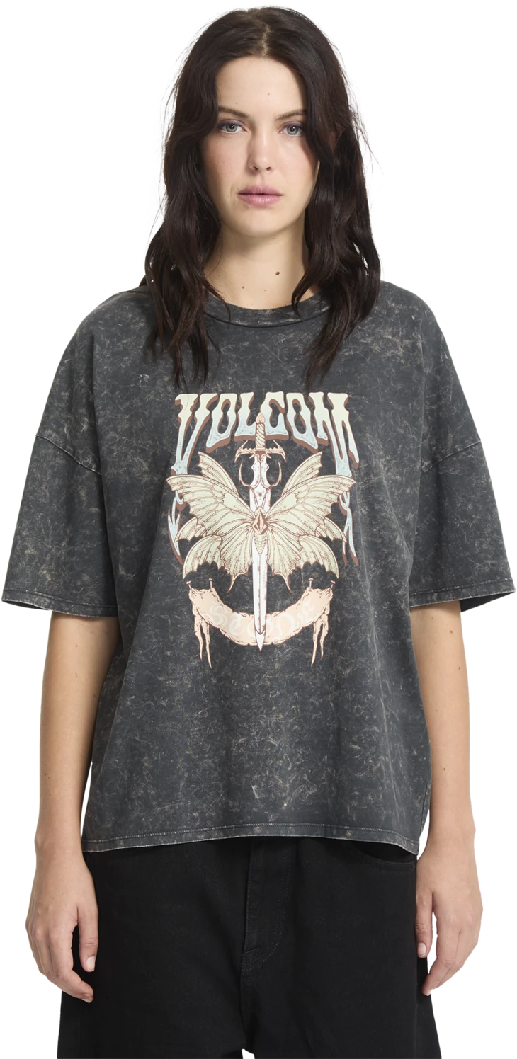 Volcom Voltrip camiseta manga corta mujer | Vintage Black