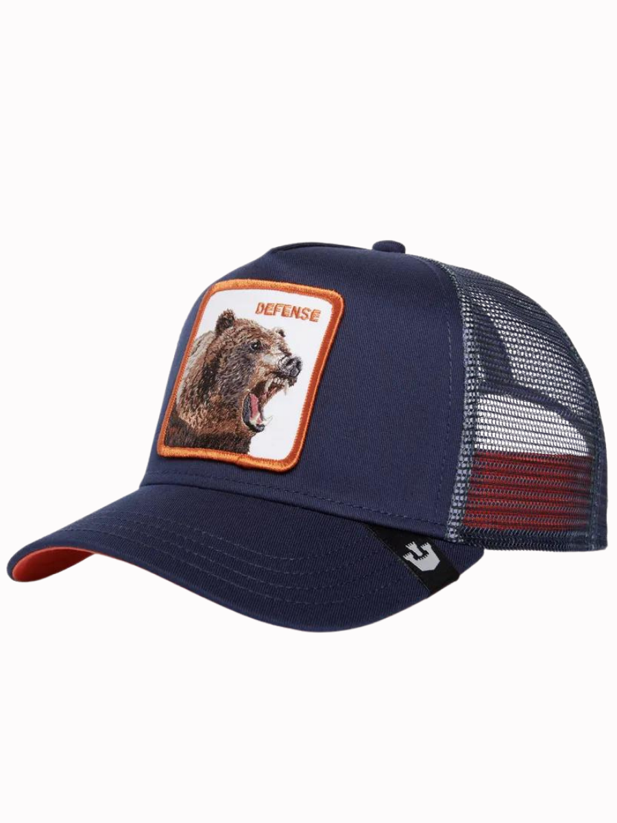 Gorra Trucker Goorin Bros The Defense Bear - Navy