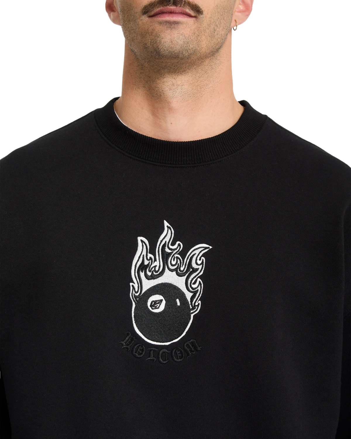 Volcom FA SETH CONBOY CREW sudadera hombre detail 3 | Black