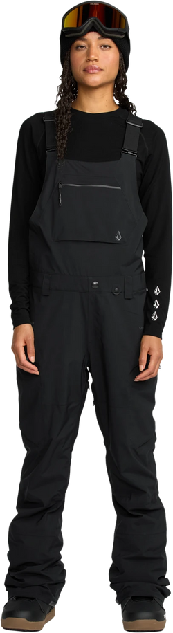 Volcom ASH STRETCH GORE BIB OVERALL pantalón mujer | Black