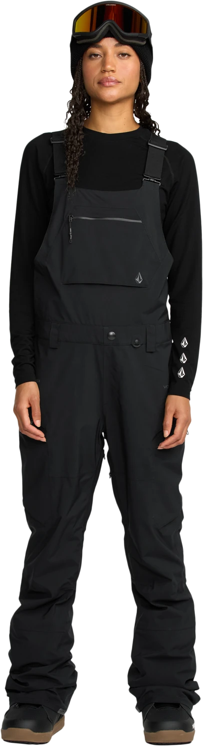 Volcom ASH STRETCH GORE BIB OVERALL pantalón mujer | Black