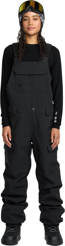 Volcom CRESTON 3D STRETCH BIB OVERALL pantalón mujer | Black