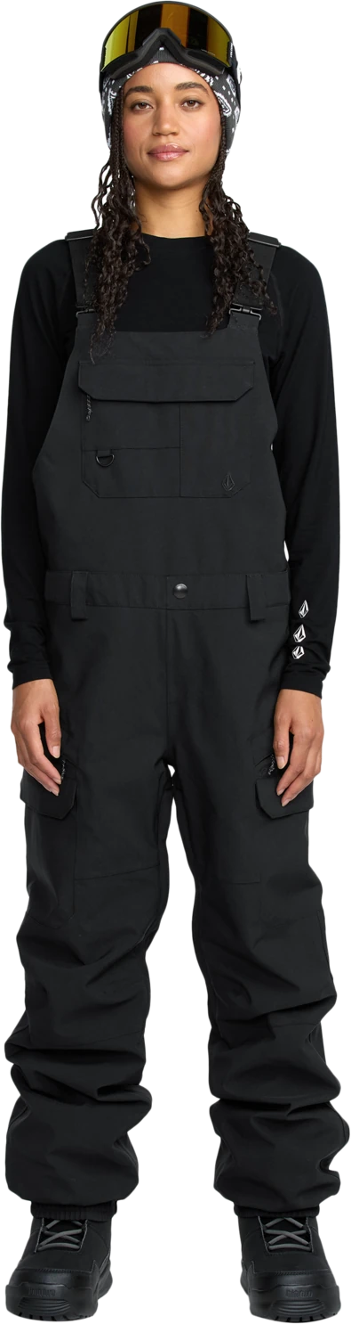 Volcom CRESTON 3D STRETCH BIB OVERALL pantalón mujer | Black