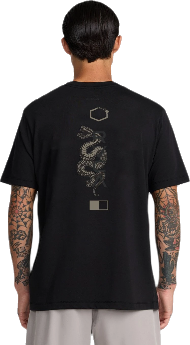 Rvca RVCA Baroon Venom Camiseta Negro Hombre camiseta manga corta hombre detail 1 | Negro