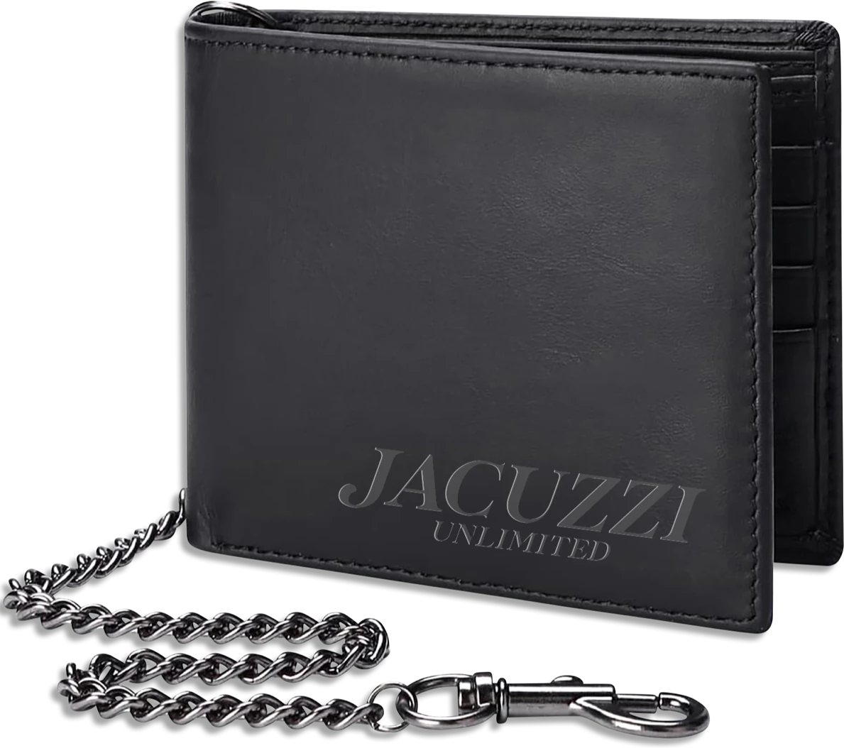 Jacuzzi Skateboards Jacuzzi PU Leather Chain Wallet carteras | Black